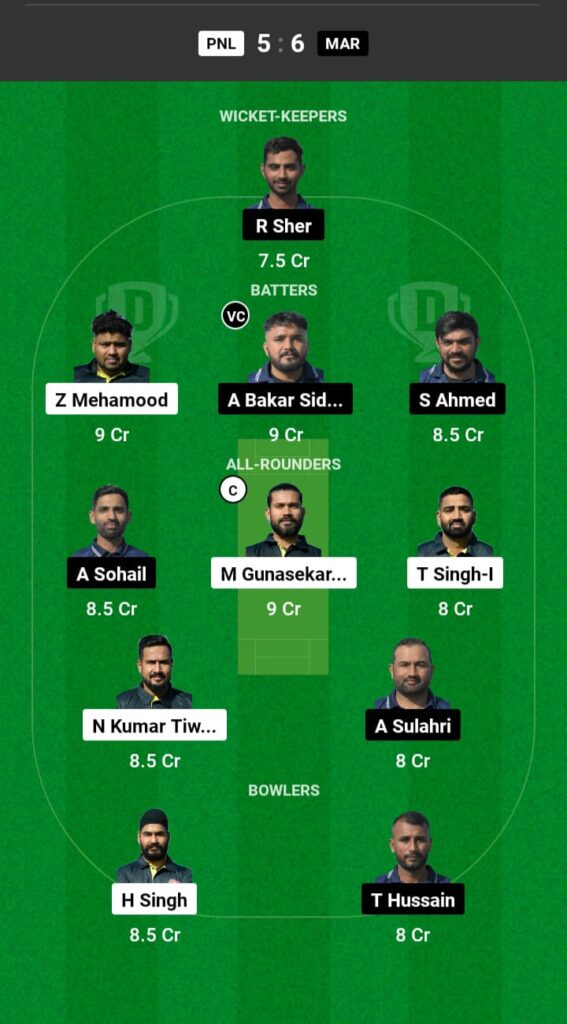 SLL vs BCP Dream11