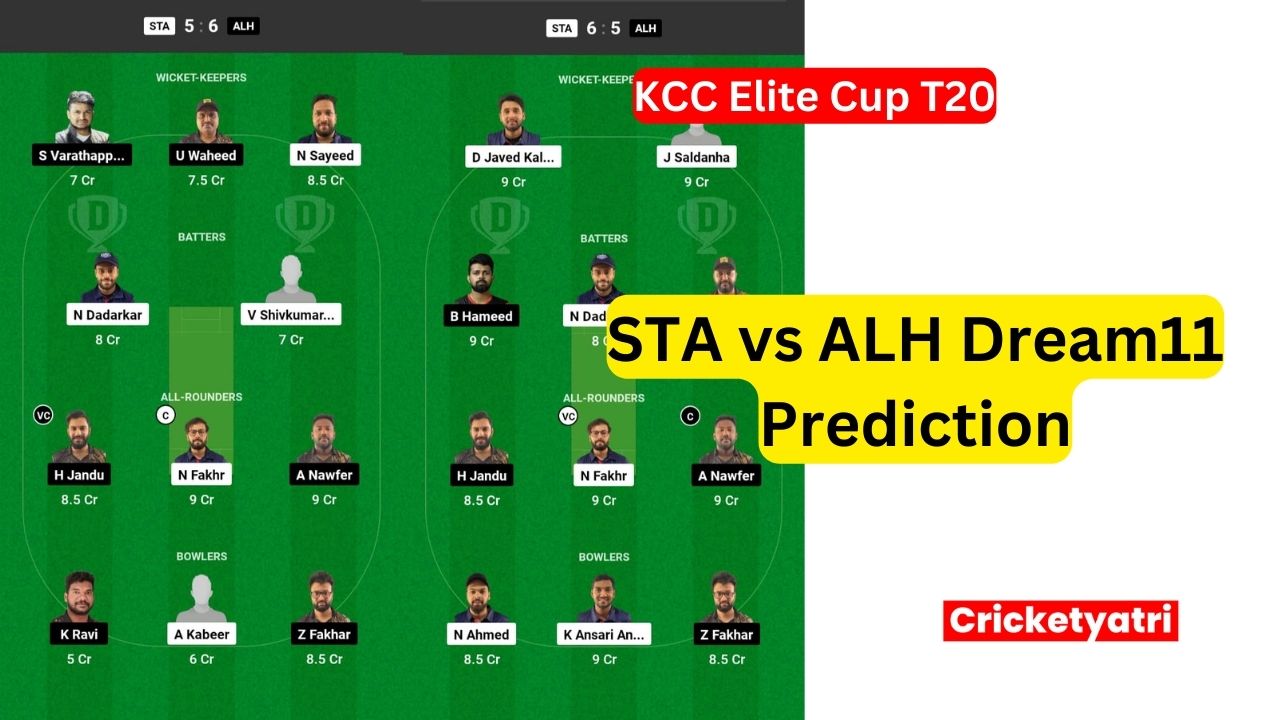 STA vs ALH Dream11