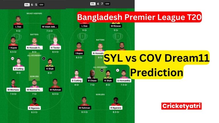 SYL vs COV Dream11