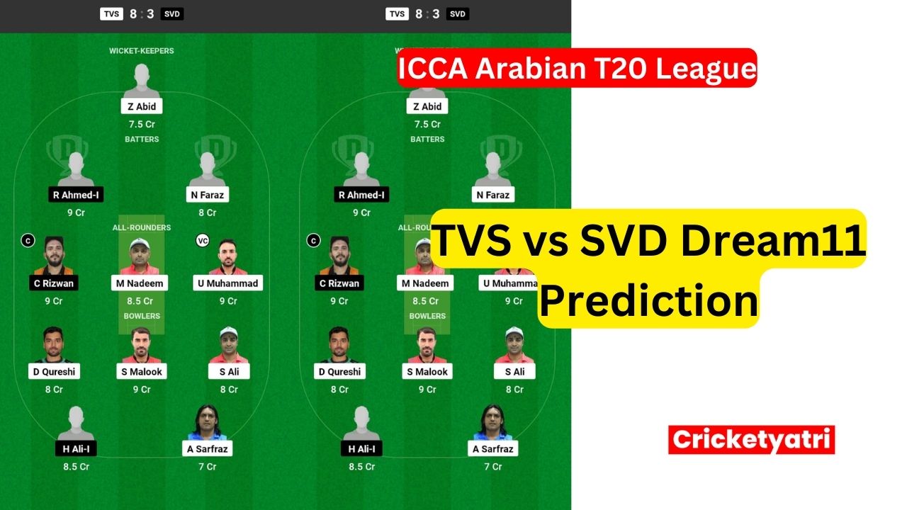 TVS vs SVD Dream11