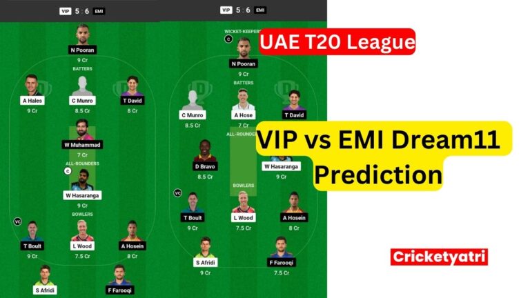 VIP vs EMI Dream11