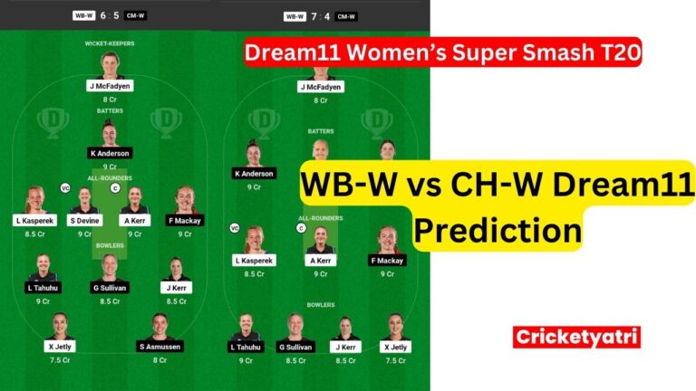 WB-W vs CH-W Dream11