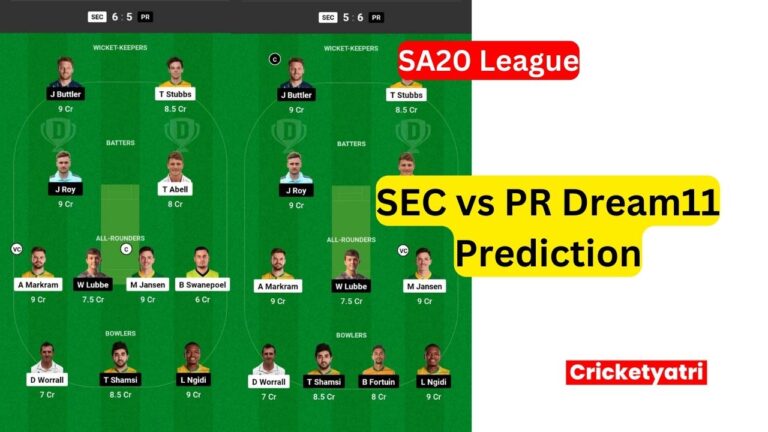 SEC vs PR Dream11