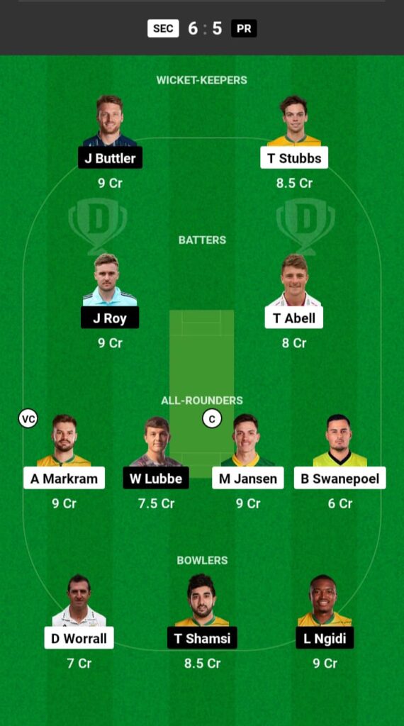 SEC vs PR Dream11