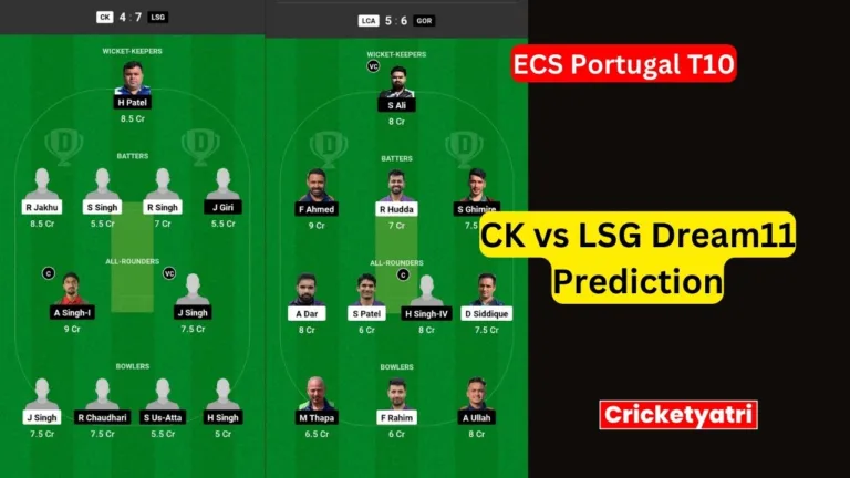 CK vs LSG Dream11