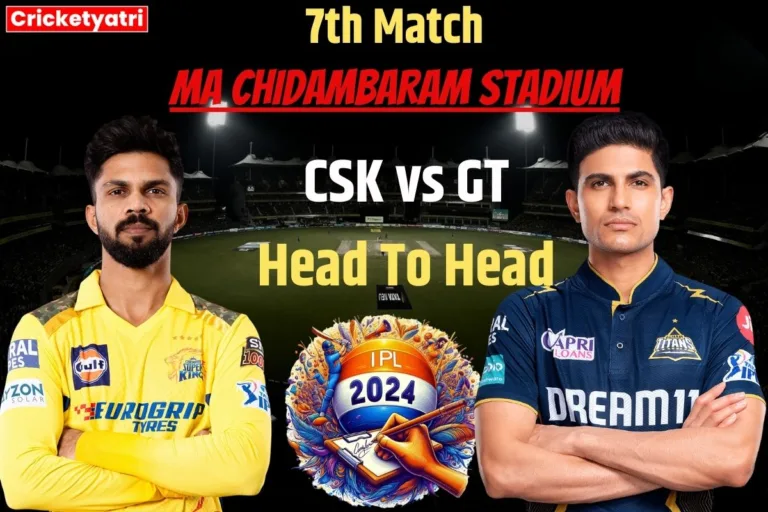 CSK vs GT Head To Head