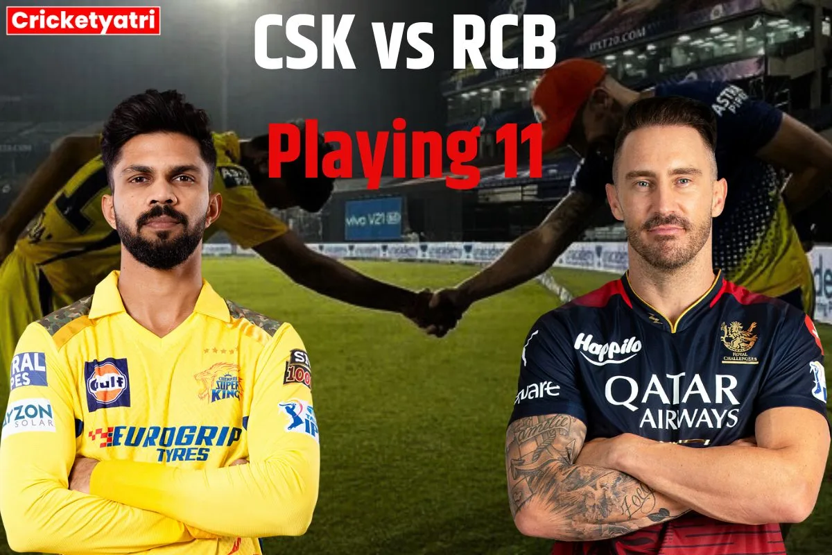 CSK vs RCB Playing 11