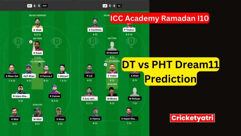 DT vs PHT Dream11