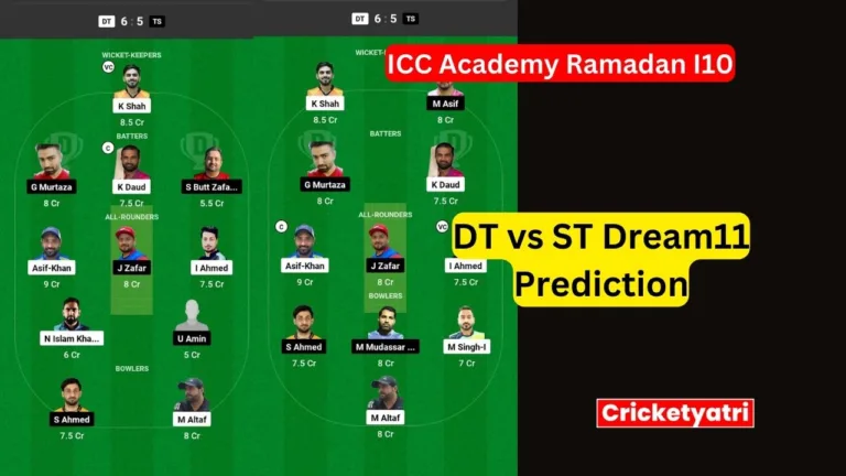 DT vs ST Dream11