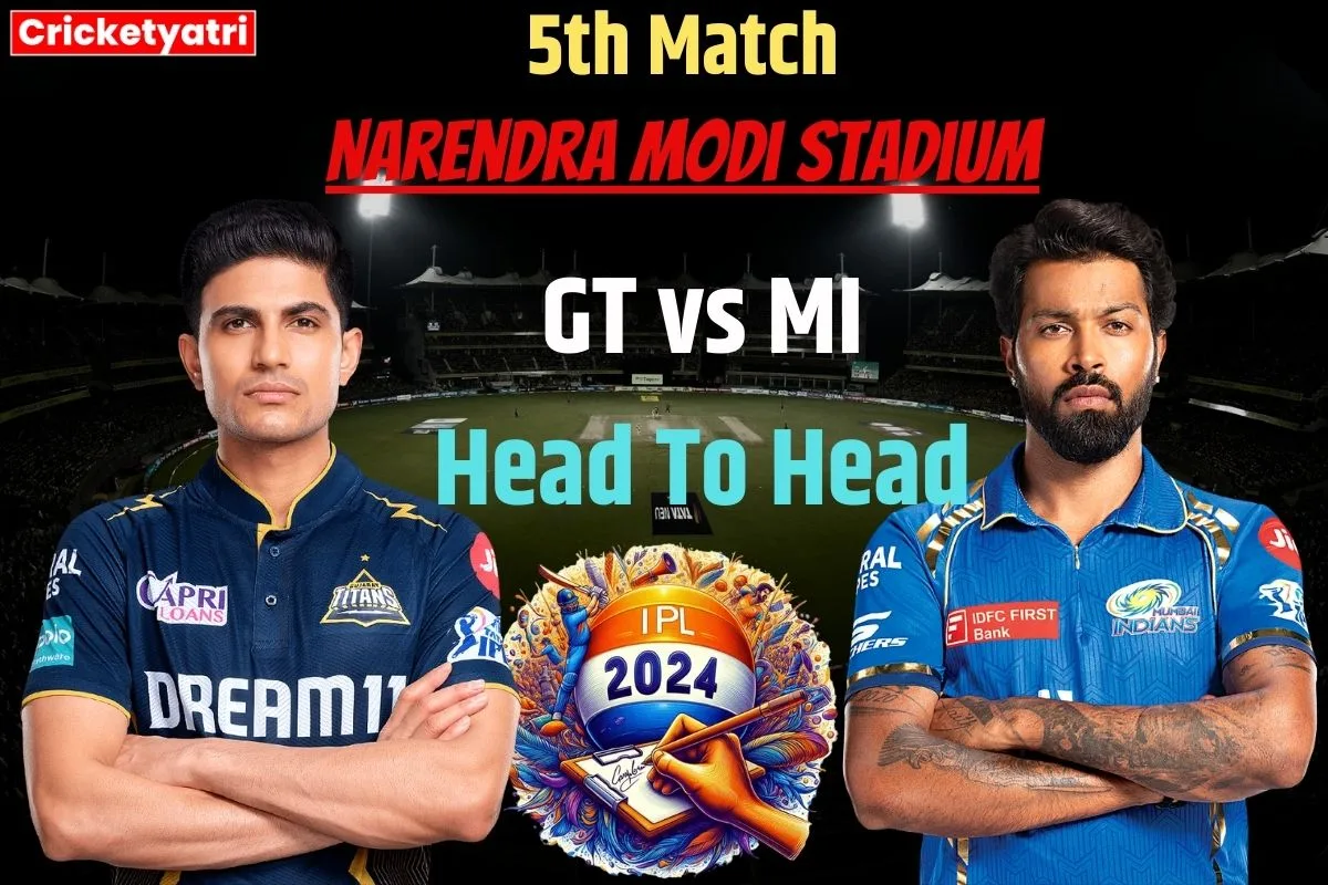 GT vs MI Head To Head