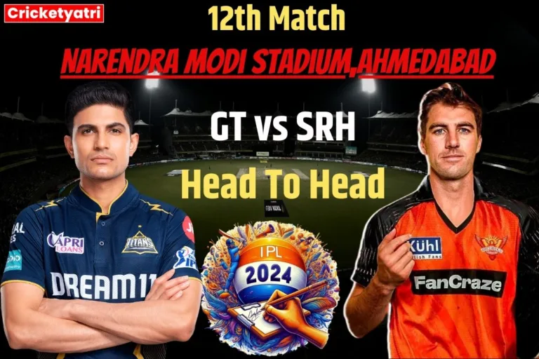 GT vs SRH Head To Head