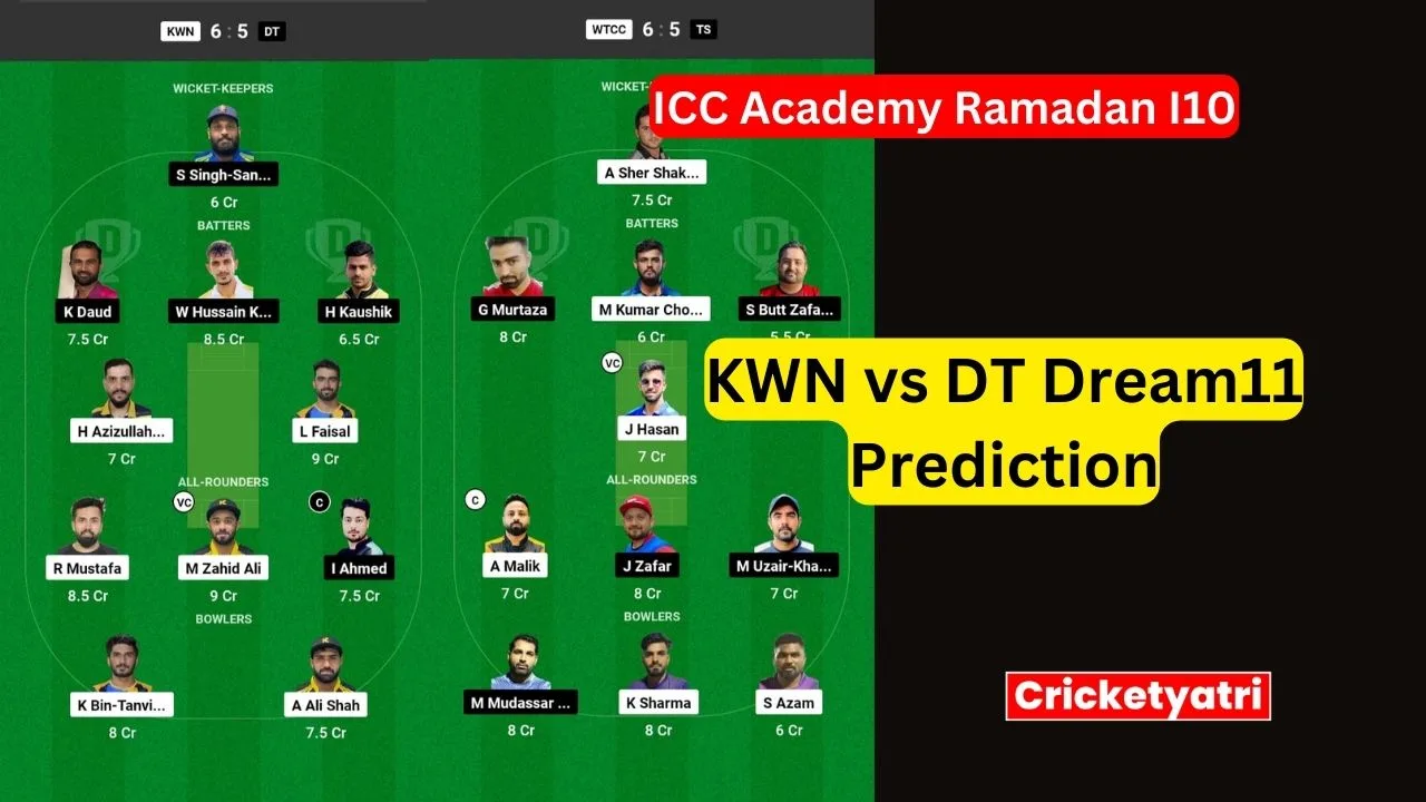 KWN vs DR Dream11