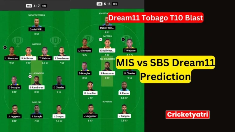 MIS vs SBS Dream11