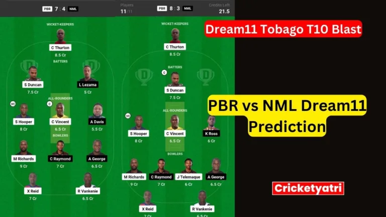 PBR vs NML Dream11