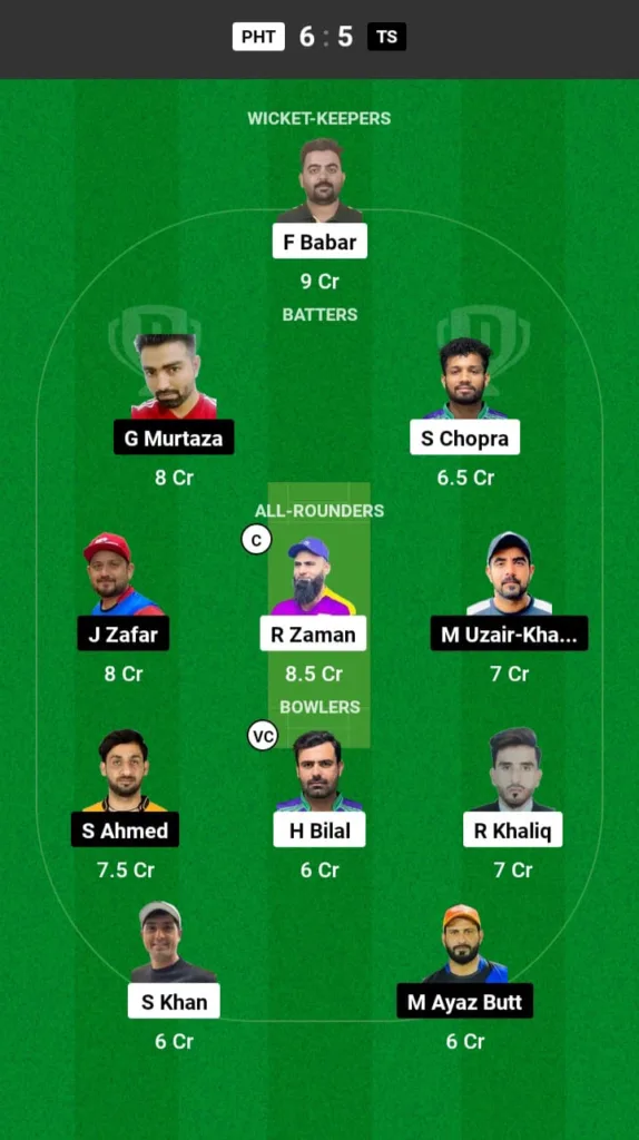 PHT vs TS Dream11