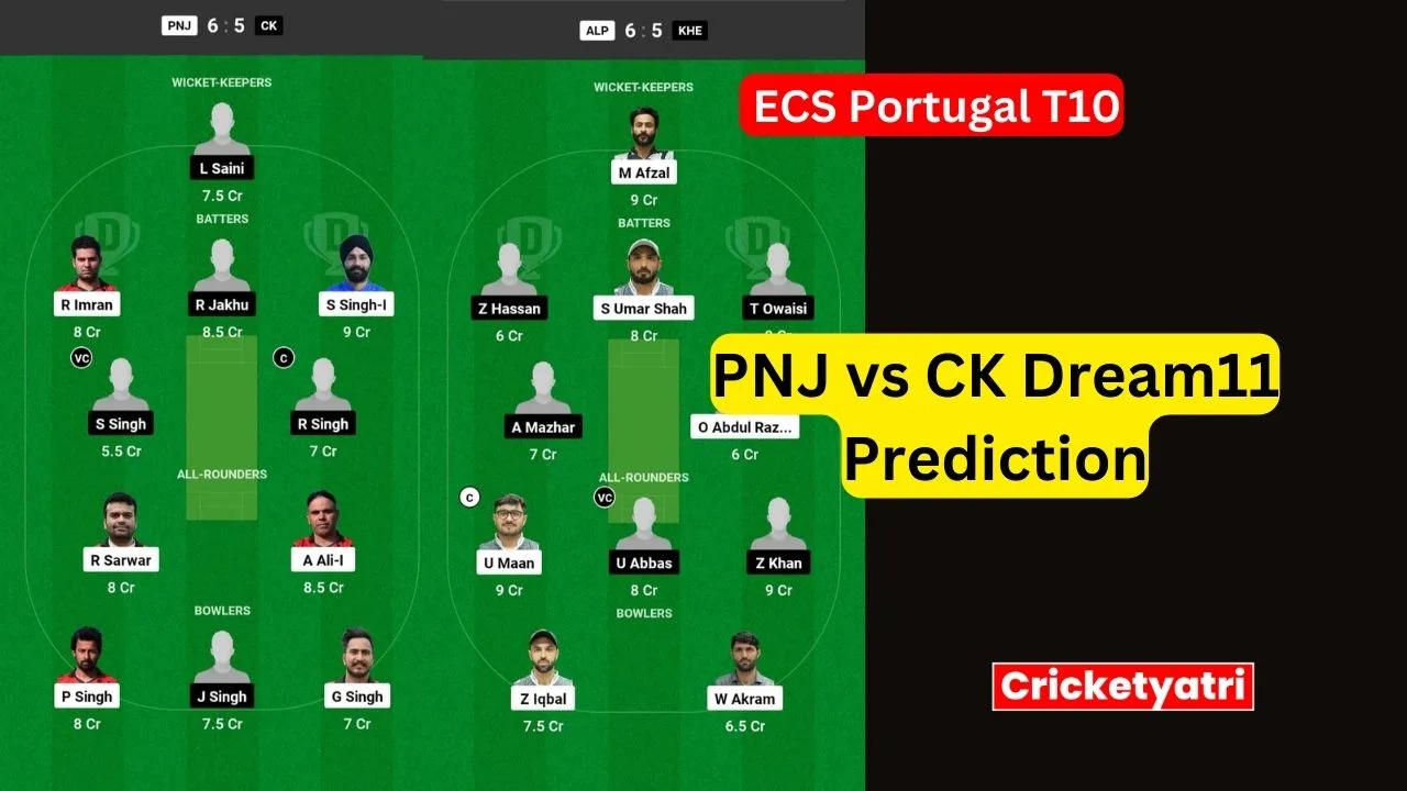 PNJ vs CK Dream11