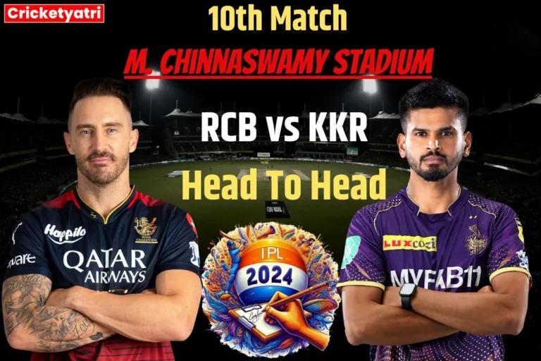 RCB vs KKR Head To Head