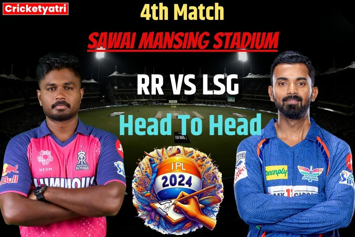 RR vs LSG Head To Head