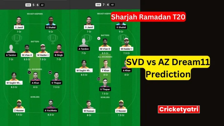 SVD vs AZ Dream11