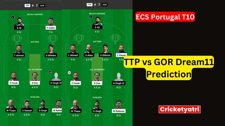 TTP vs GOR Dream11