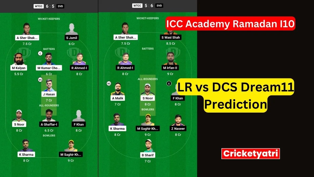 WTCC vs SVD Dream11