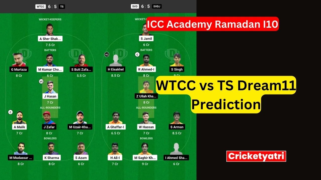 WTCC vs TS Dream11