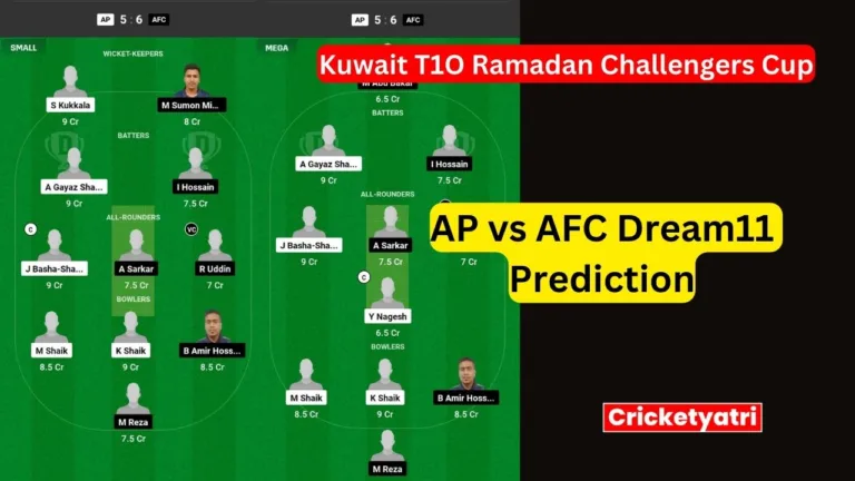 AP vs AFC Dream11