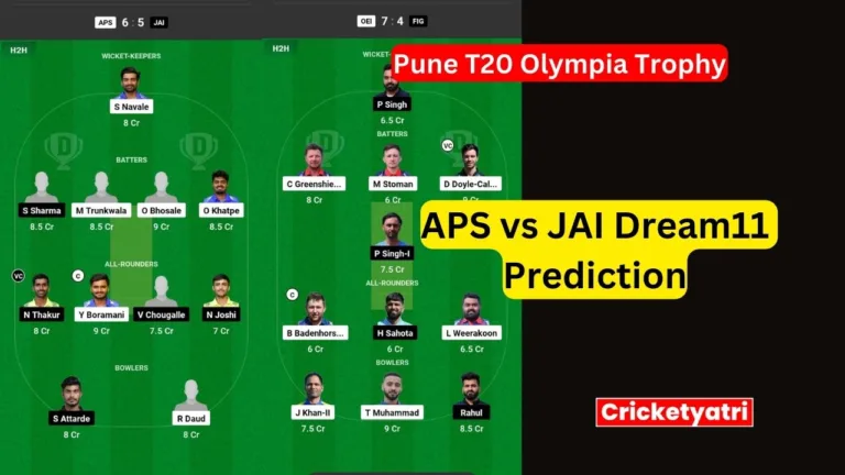 APS vs JAI Dream11