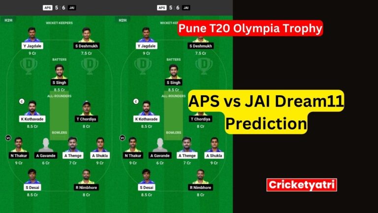 APS vs JAI Dream11