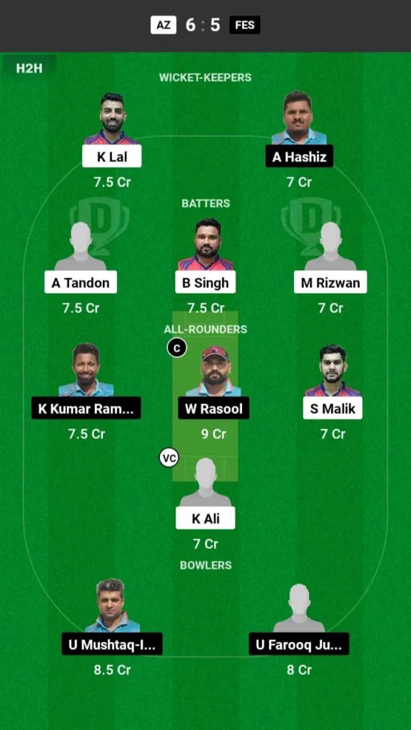 AZ vs FES Dream11