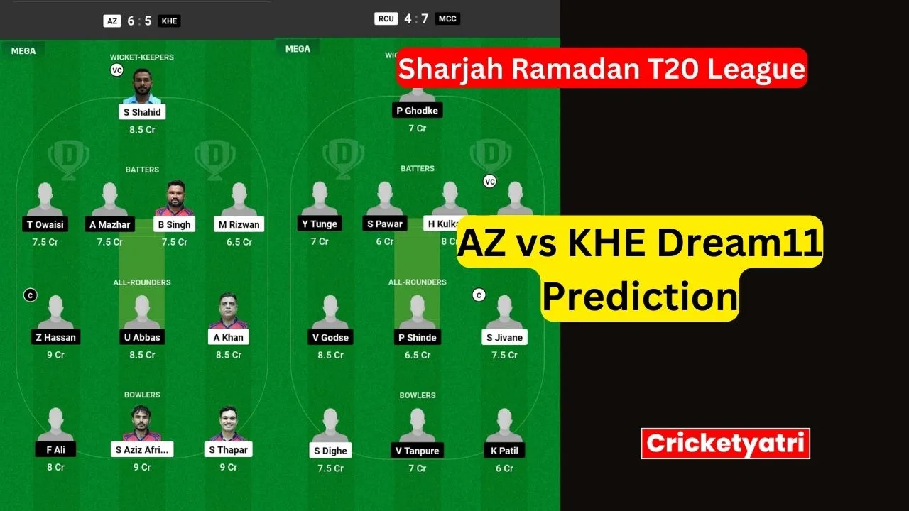 AZ vs KHE Dream11