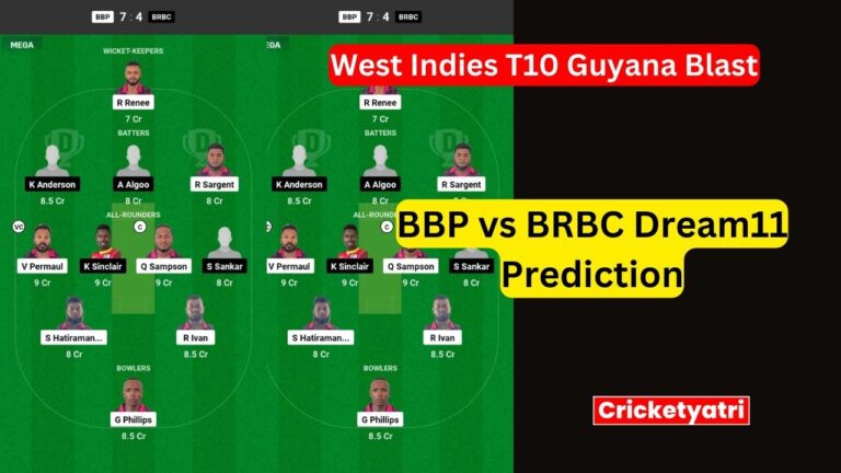 BBP vs BRBC Dream11