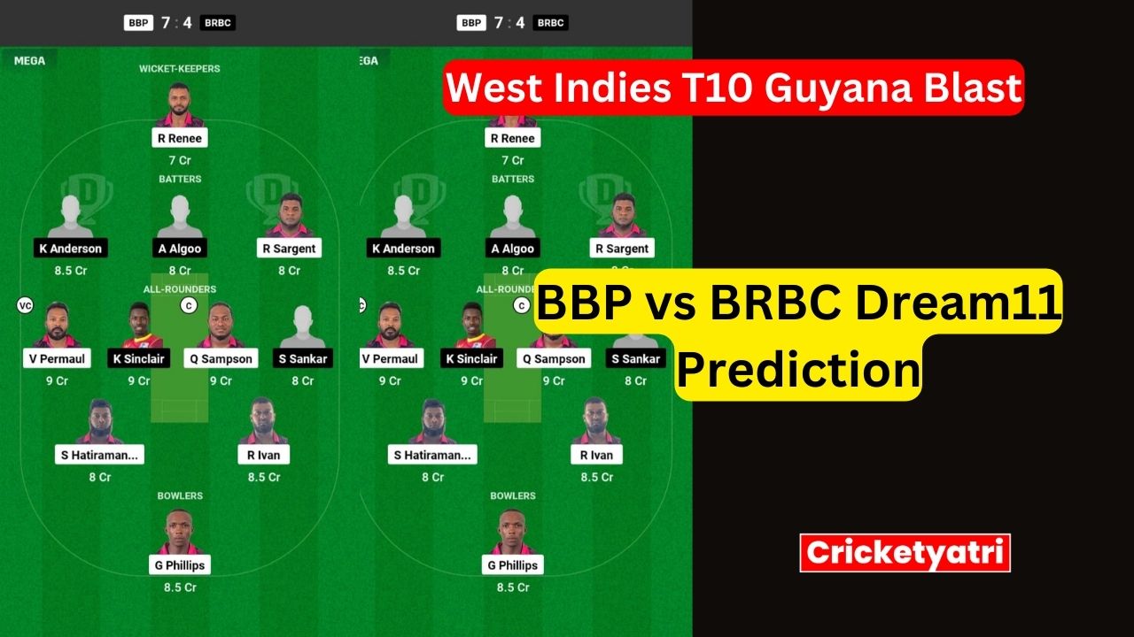 BBP vs BRBC Dream11