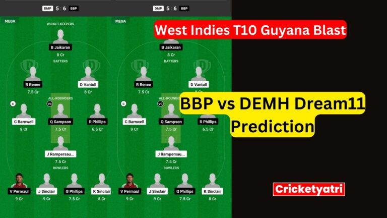 BBP vs DEMH Dream11