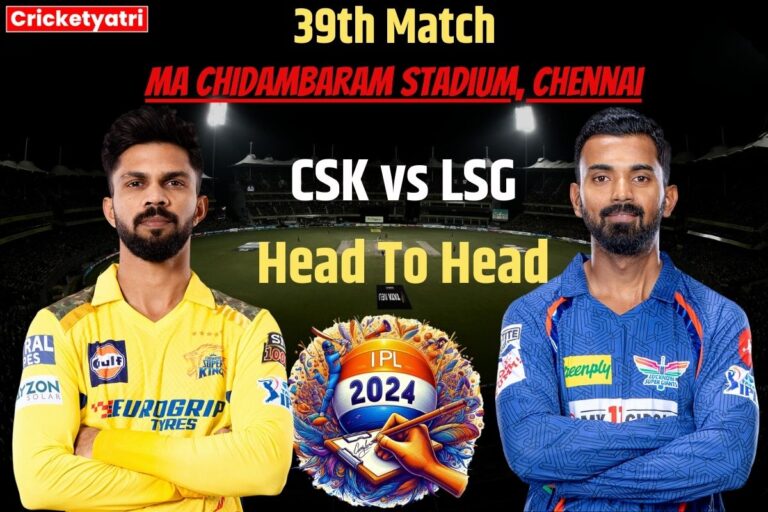 CSK vs LSG Head To Head