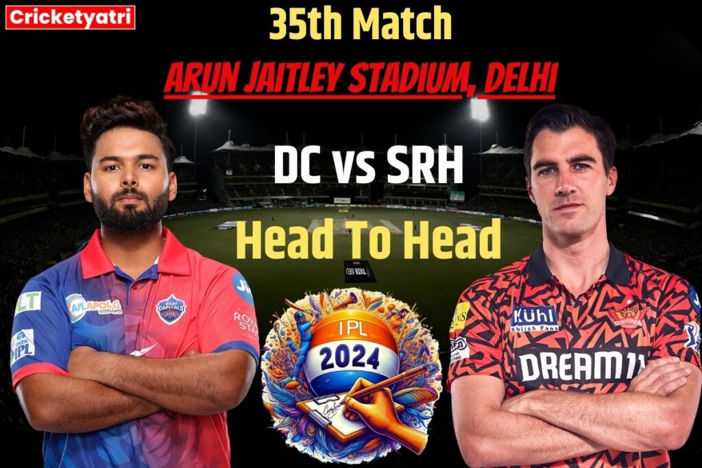 DC vs SRH Head To Head