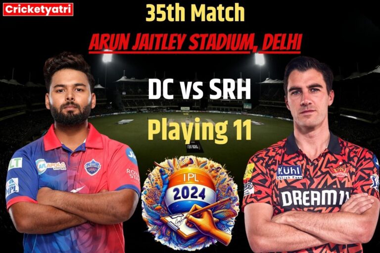 DC vs SRH Playing 11