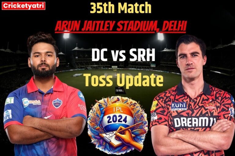 DC vs SRH Toss Update