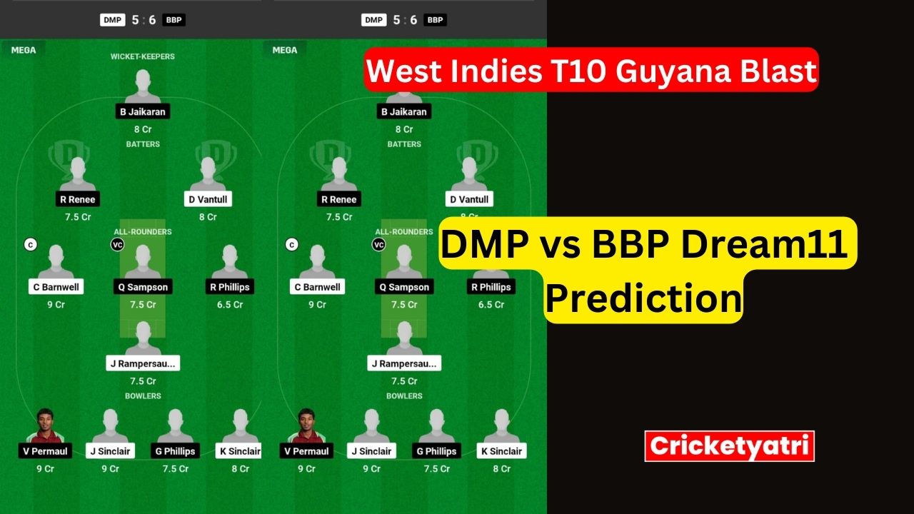 DMP vs BBP Dream11