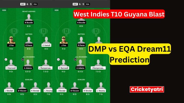 DMP vs EQA Dream11