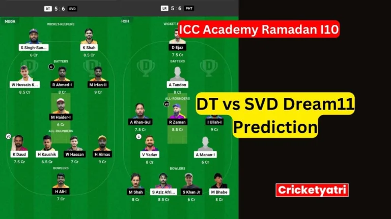 DT vs SVD Dream11