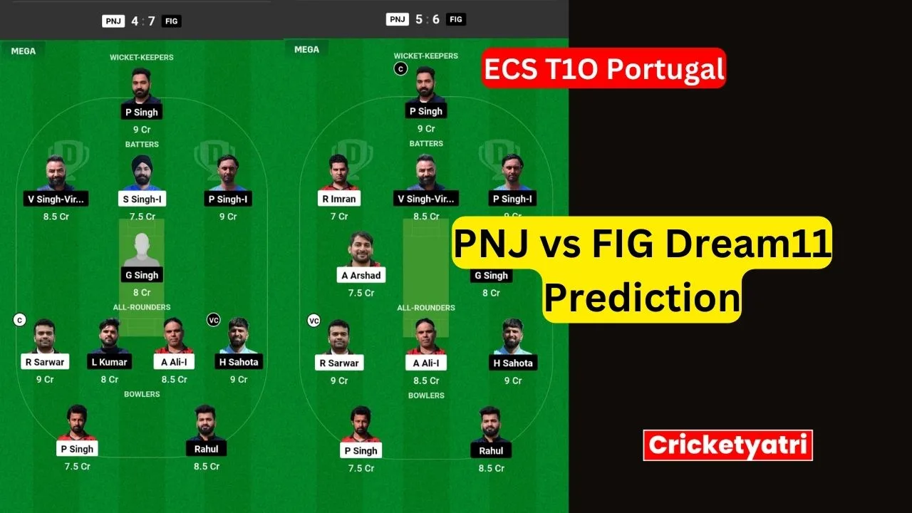 PNJ vs FIG Dream11