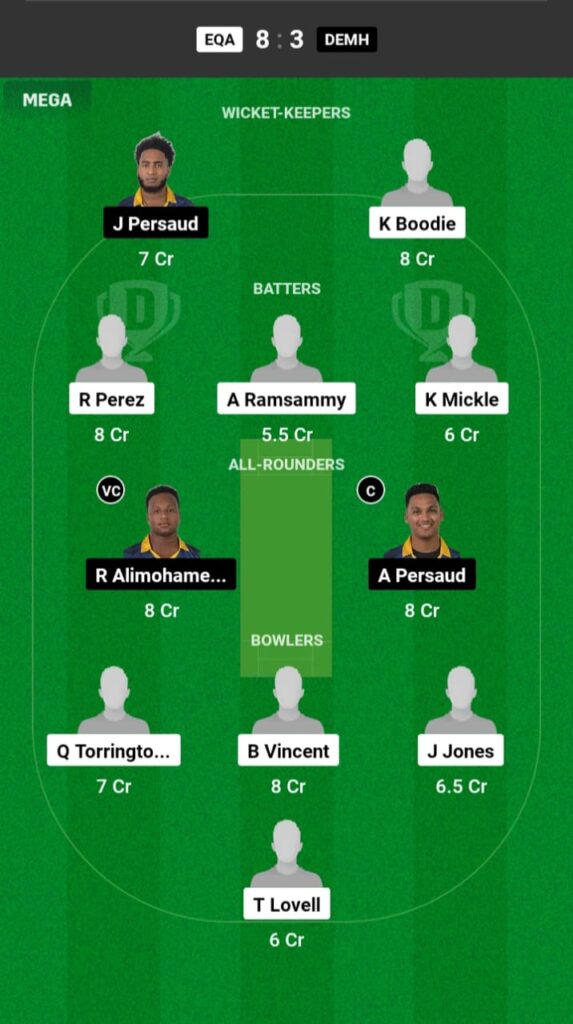 EQA vs DEMH Dream11