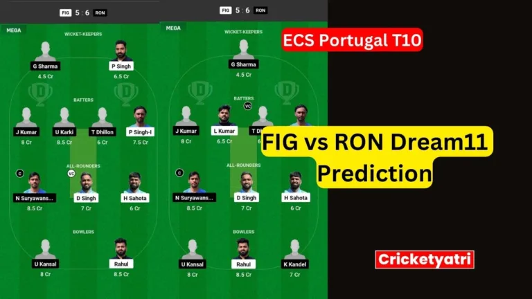 FIG vs RON Dream11