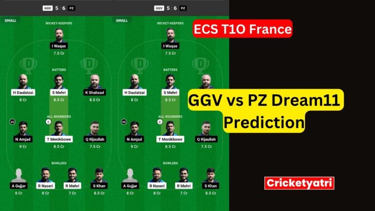 GGV vs PZ Dream11