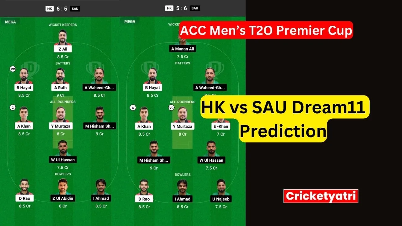 HK vs SAU Dream11