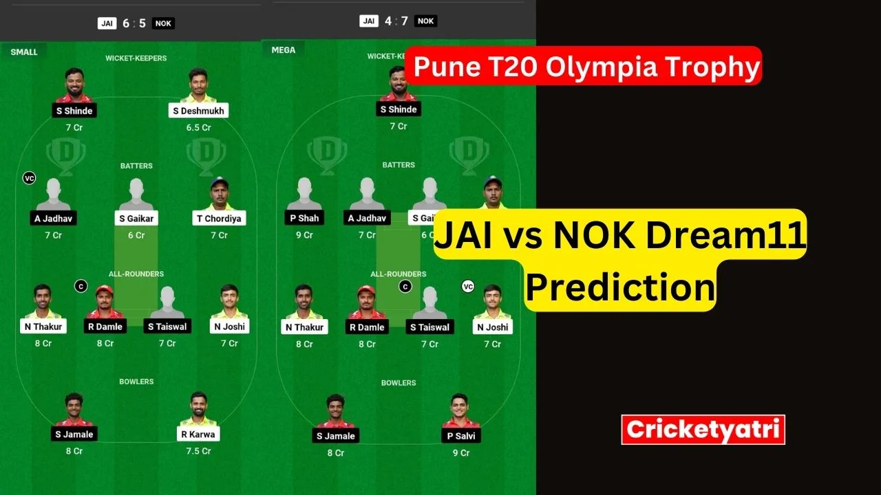 JAI vs NOK Dream11