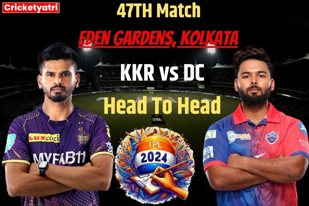 KKR vs DC Head To Head