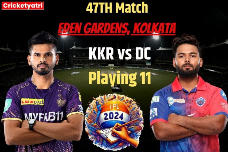 KKR vs DC Playing 11