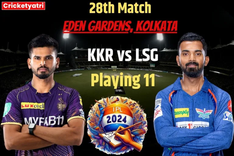 KKR vs LSG Playing 11